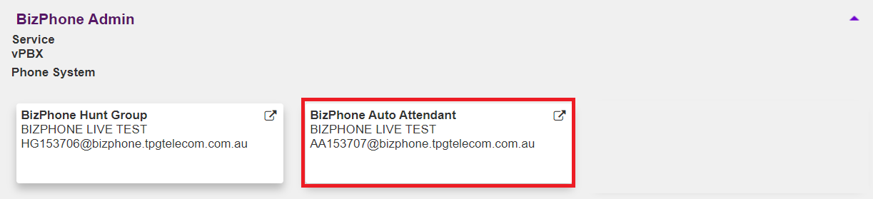 BizPhone - Auto Attendant