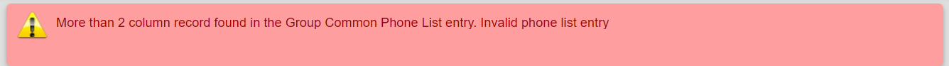 BizPhone -Global Address Book Error Msg