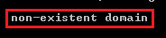 Command Prompt ping test results - error non-existent domain