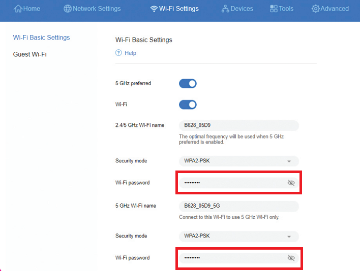 Cube3 Wi-Fi Password