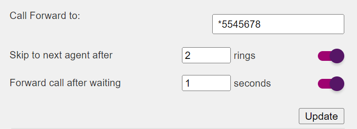 BizPhone - Hunt Group No Answer Settings