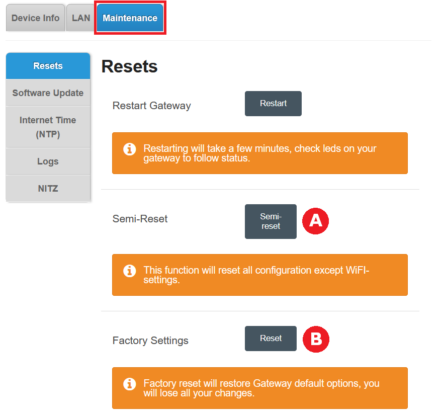 Sagemcom Maintenance