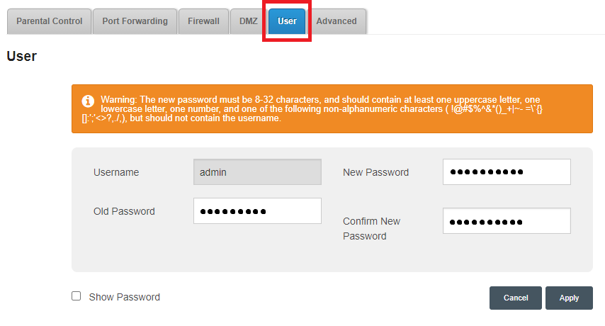 Sagemcom 5866 - User