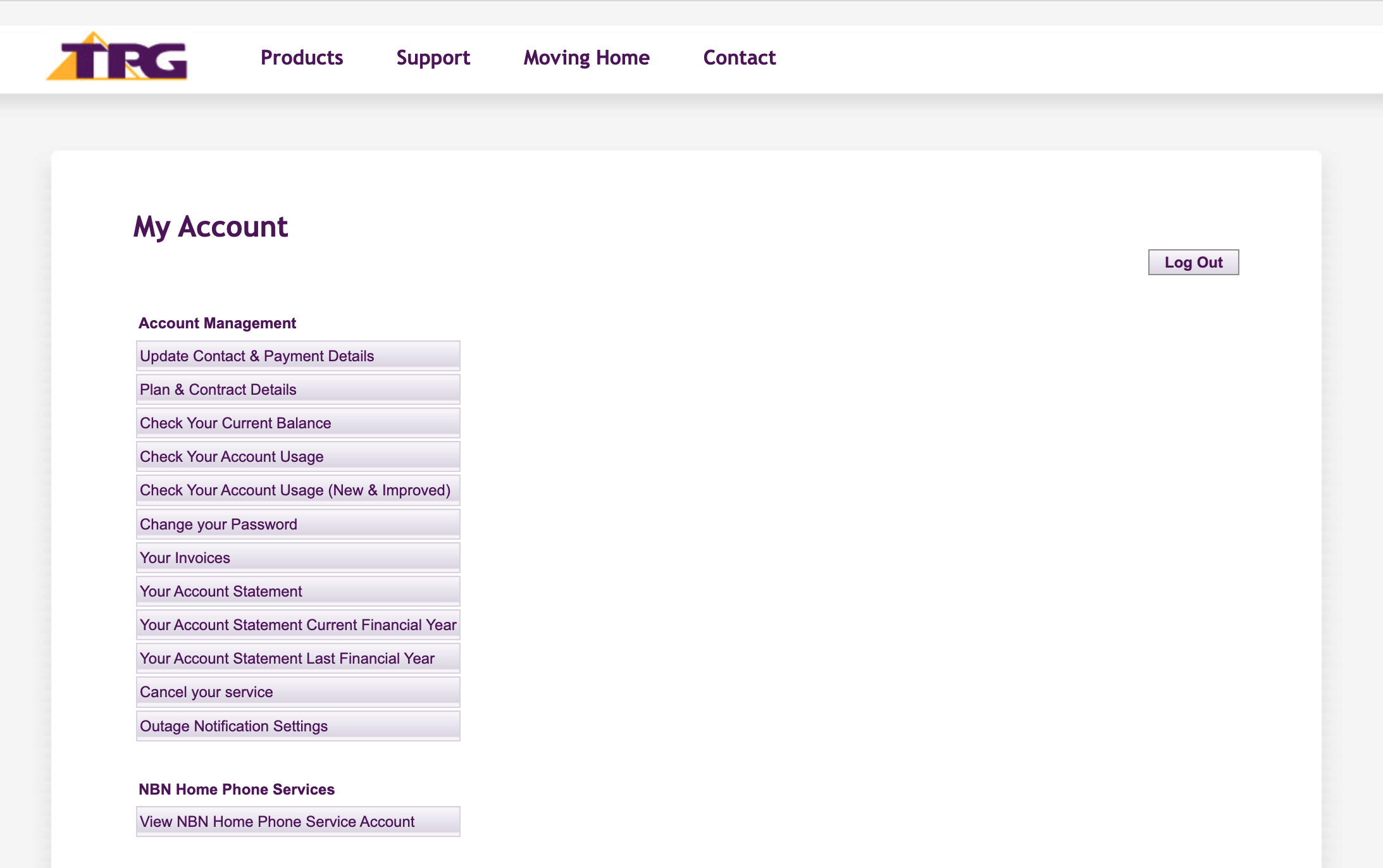 After login URL starts with https://cyberstore.tpg.com.au/